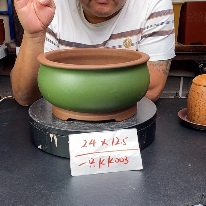紫砂花盆货号一只KK003