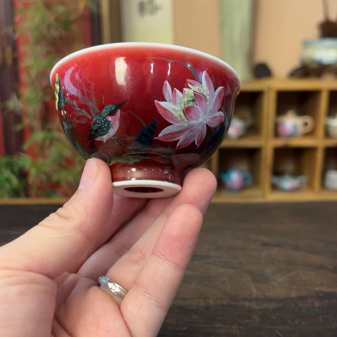柴烧手工手绘陶瓷