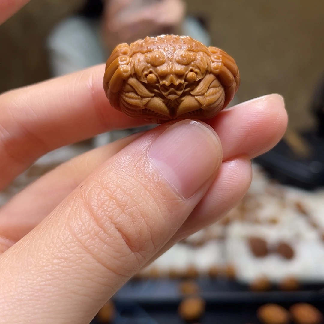 橄榄核手串/手链橄榄核 螃蟹