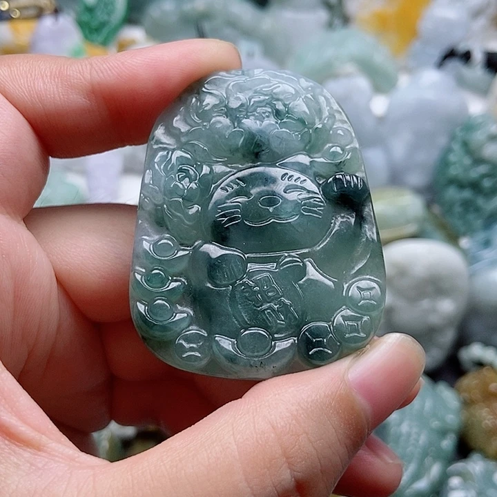吊坠(不含链)未镶嵌翡翠1