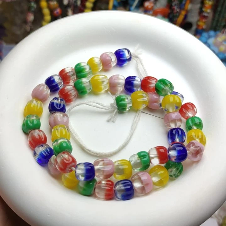琉璃非金属西亚琉璃瓜珠一条