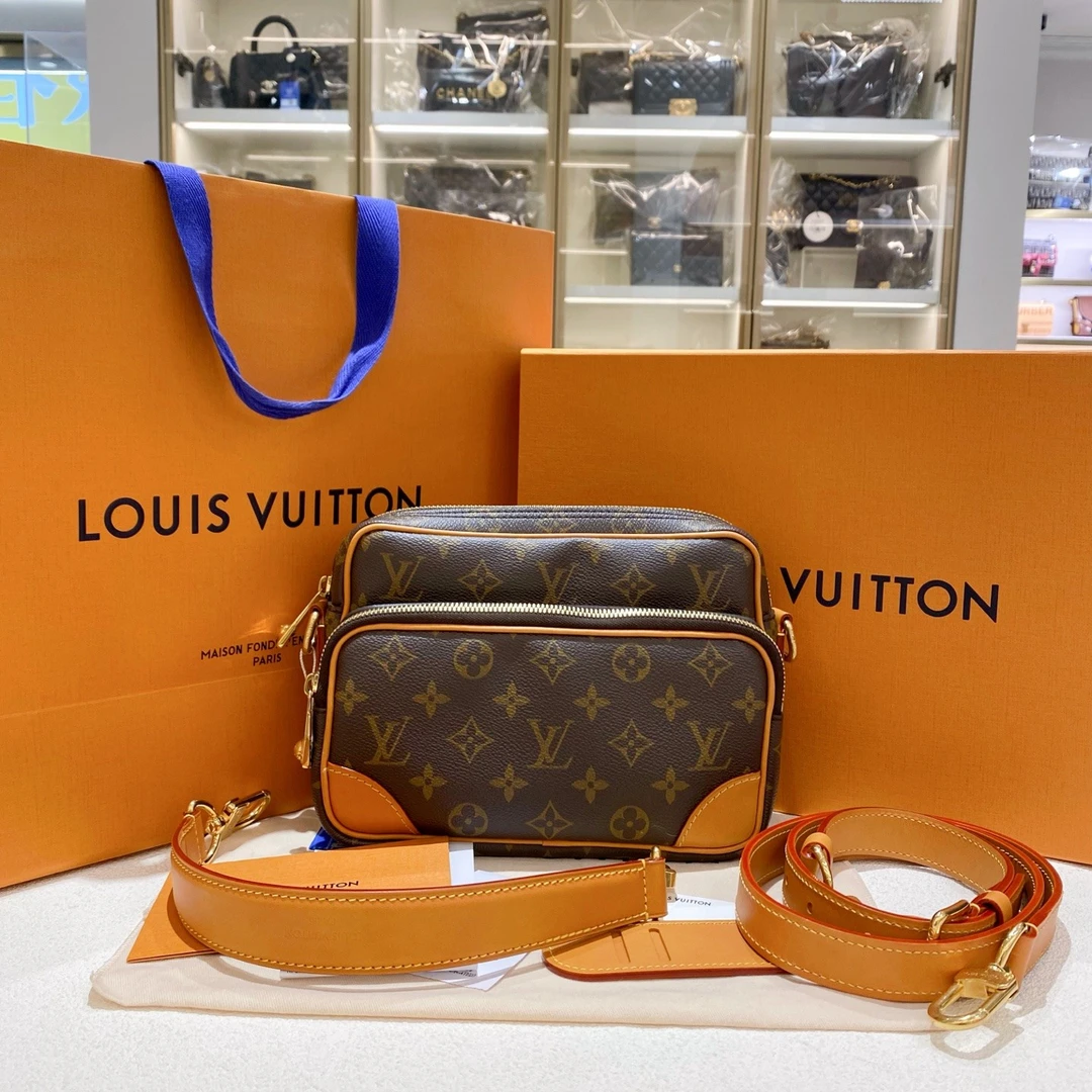 99新 LouisVuitton/路易威登 Nil邮差包芯片BH08187