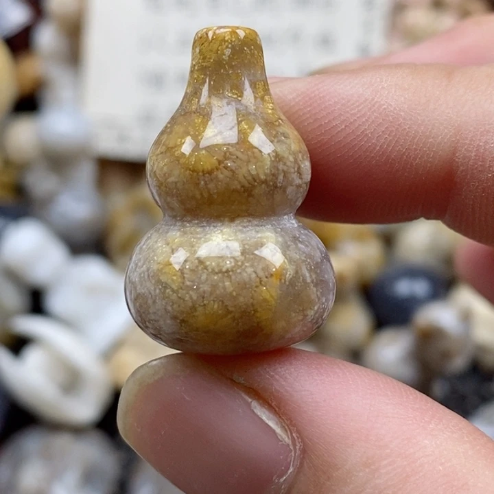 颈饰未镶嵌硅化珊瑚（珊瑚玉）没打孔