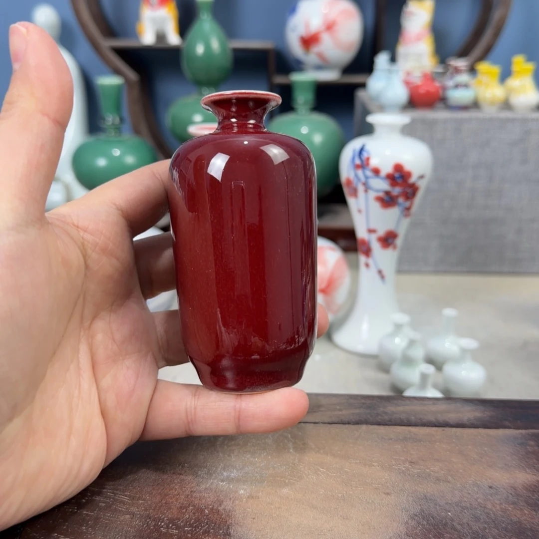 陶瓷手工小花器摆件