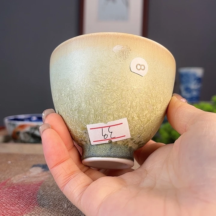 摆件景德镇陶瓷茶杯多人