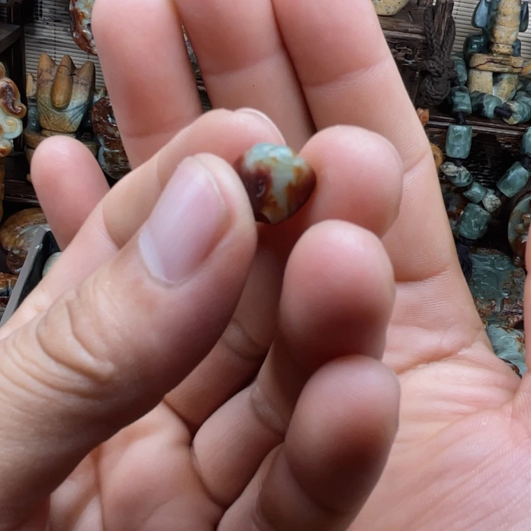 手链未镶嵌岫岩河磨玉（透闪石质玉）3*