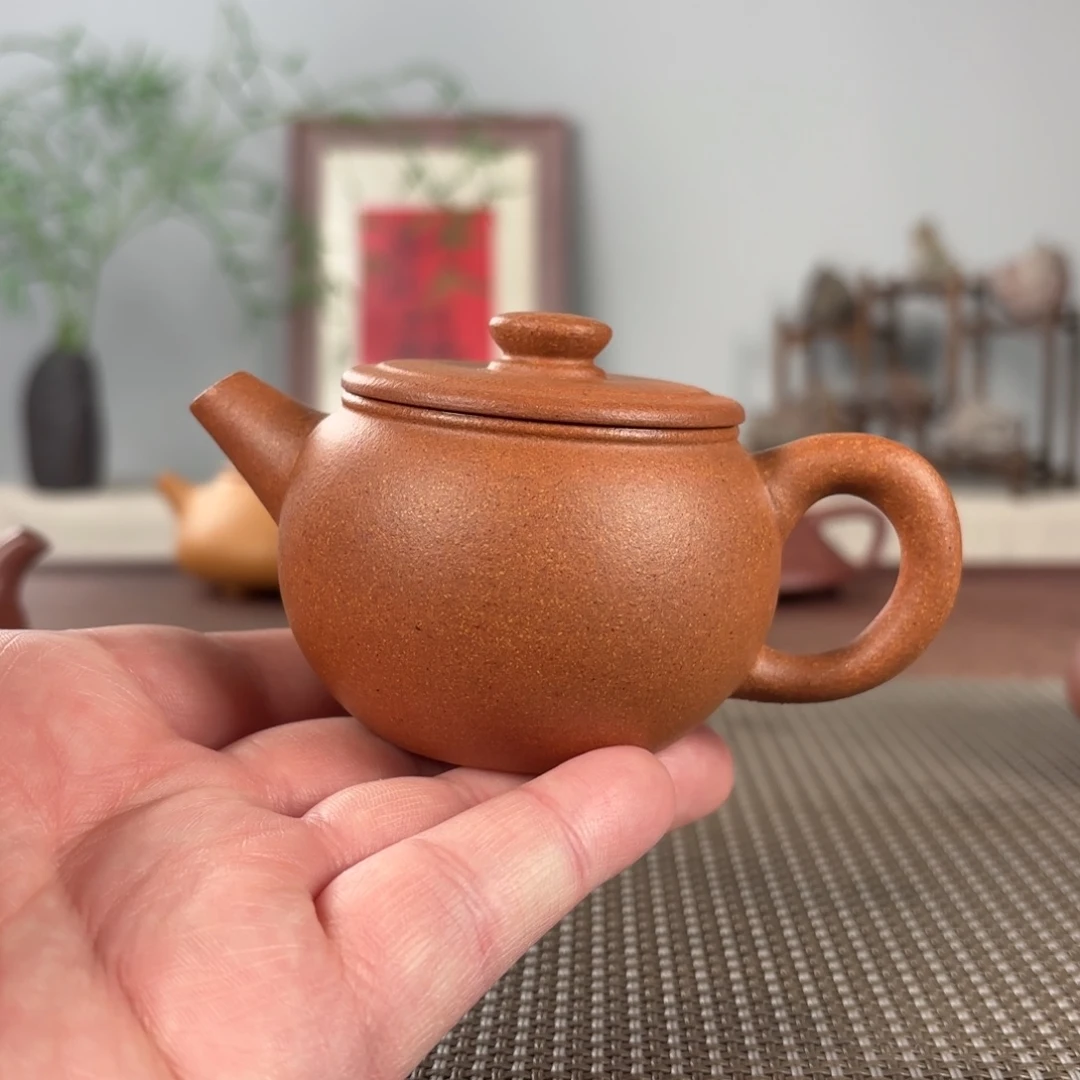 紫砂茶壶黄龙山原矿紫砂壶