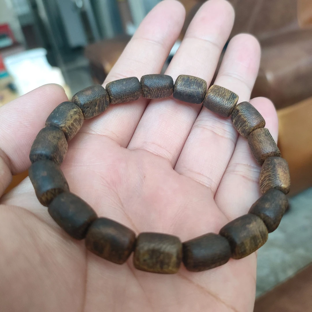 沉香手串留疤随形单圈秒沉水手串 多样性发1