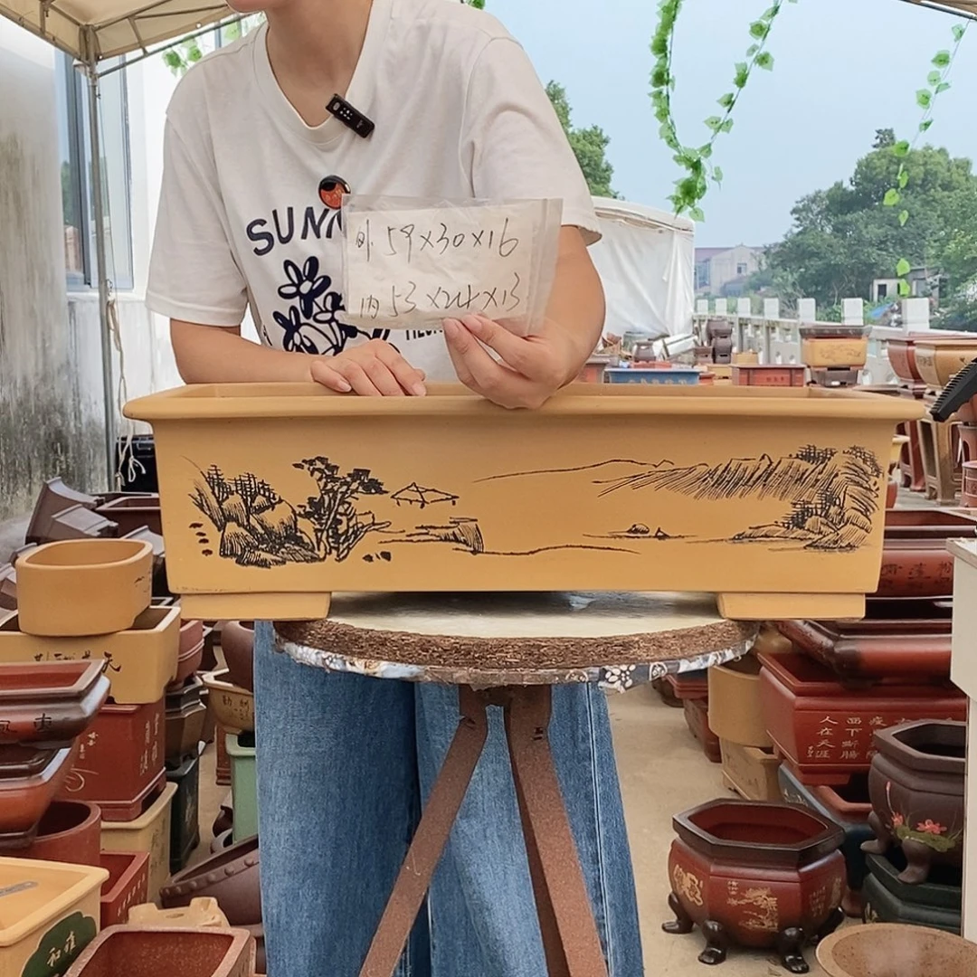 花盆段泥紫砂花盆