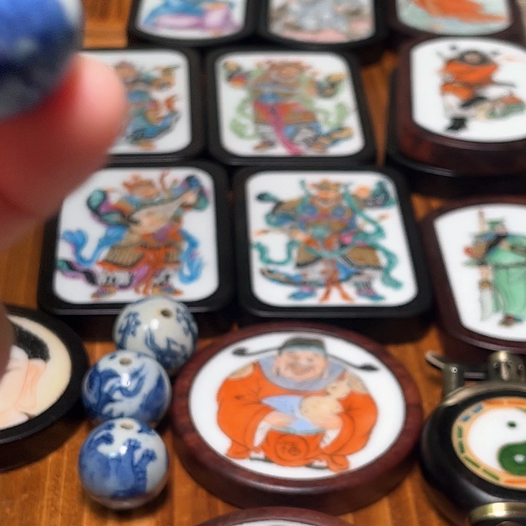 瓷片天*佛珠磁珠一颗