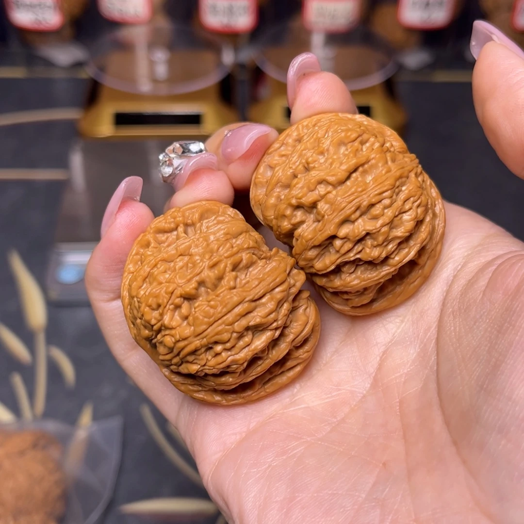 吊坠文玩核桃承德密纹41.9