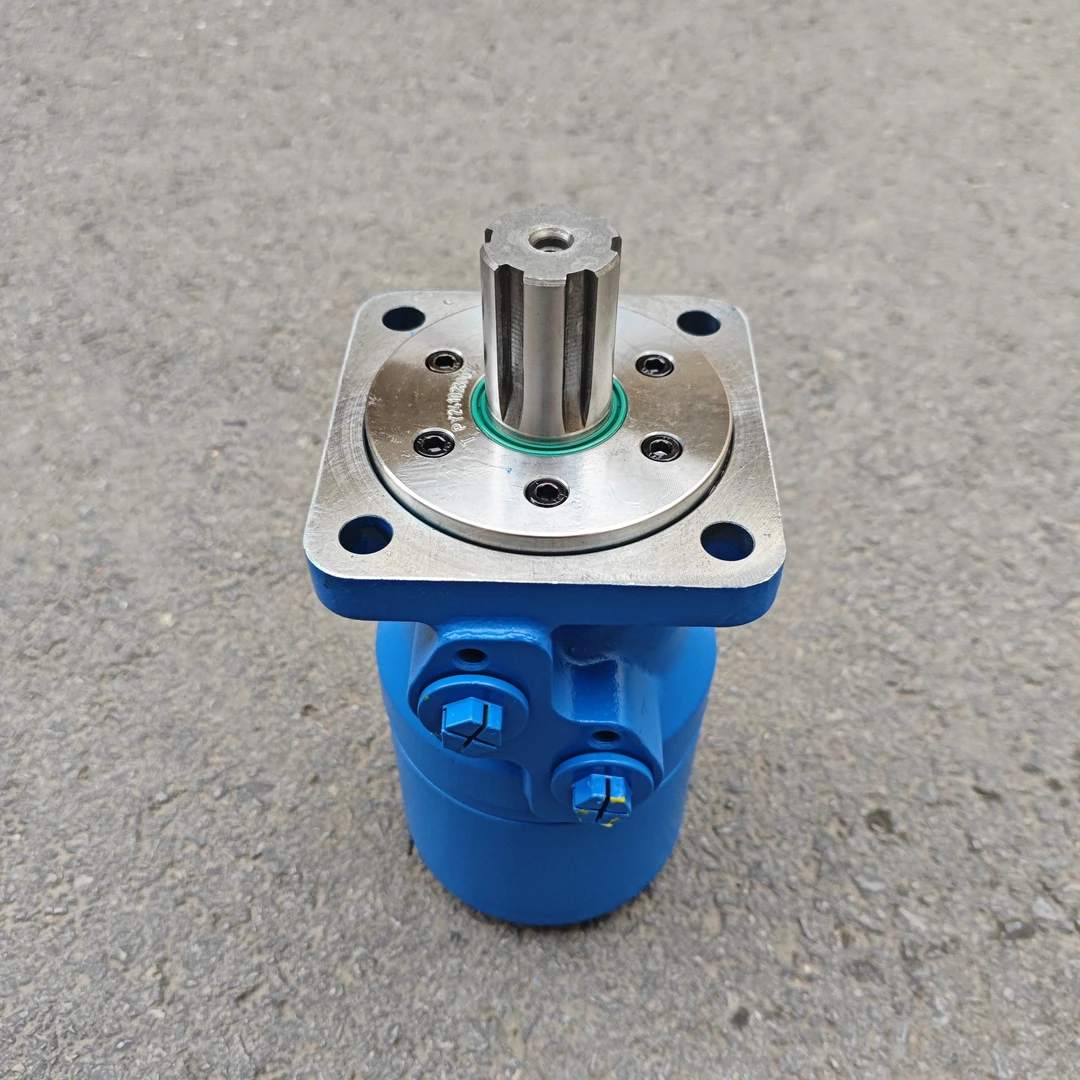 BMH-630液压马达抓木机马达平衡阀正4孔止口100轴35-6-10