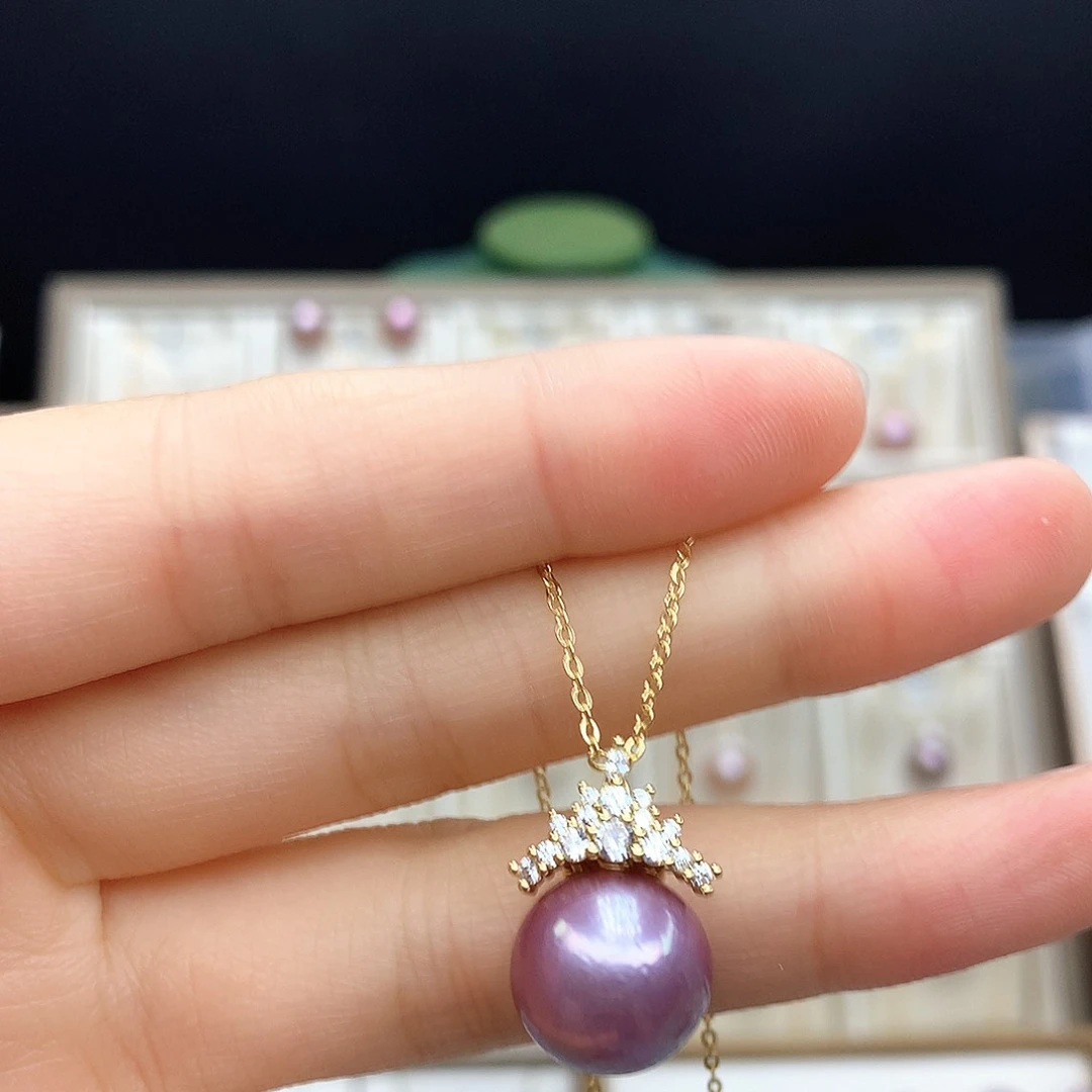 淡水珍珠颈饰合金