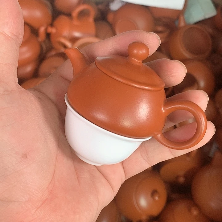 朱泥茶壶周连原矿35