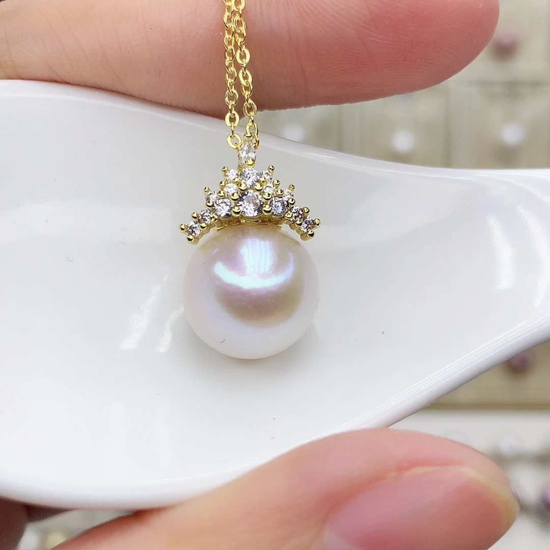 淡水珍珠颈饰合金