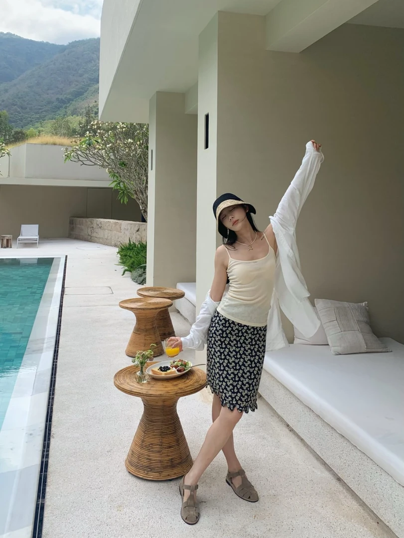 70不是七十【晴空织语】夏季雪花针织弹力慵懒风吊带