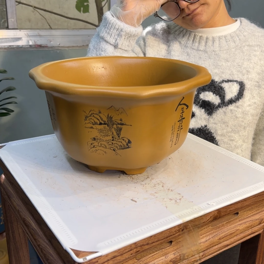 紫砂花盆紫砂口径26