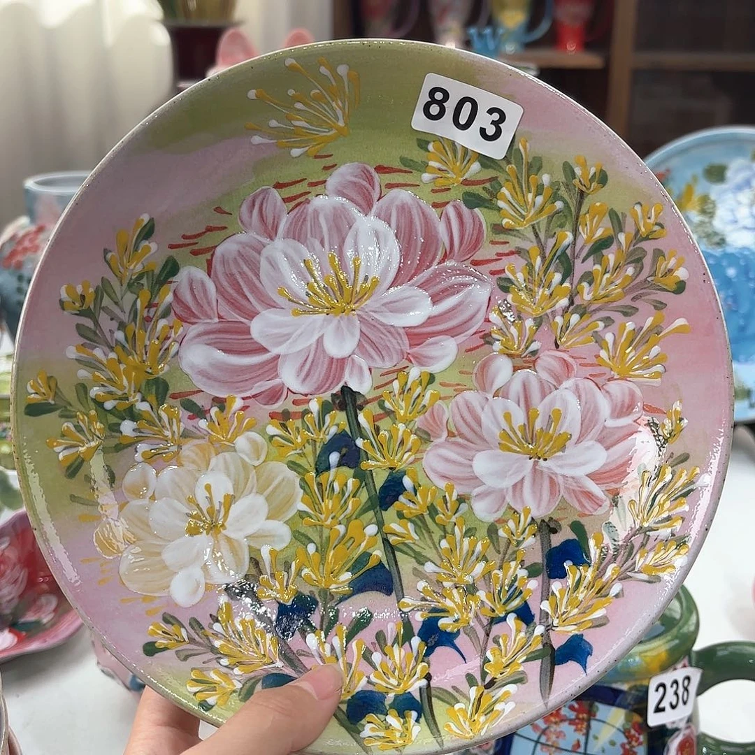 景德镇手绘高温釉下彩陶瓷茶具