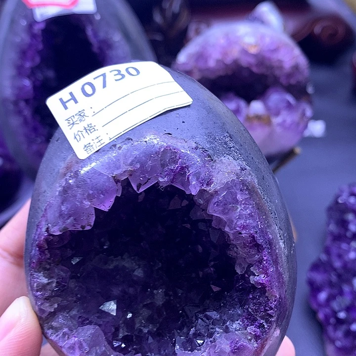 紫晶摆件未镶嵌摆件0730