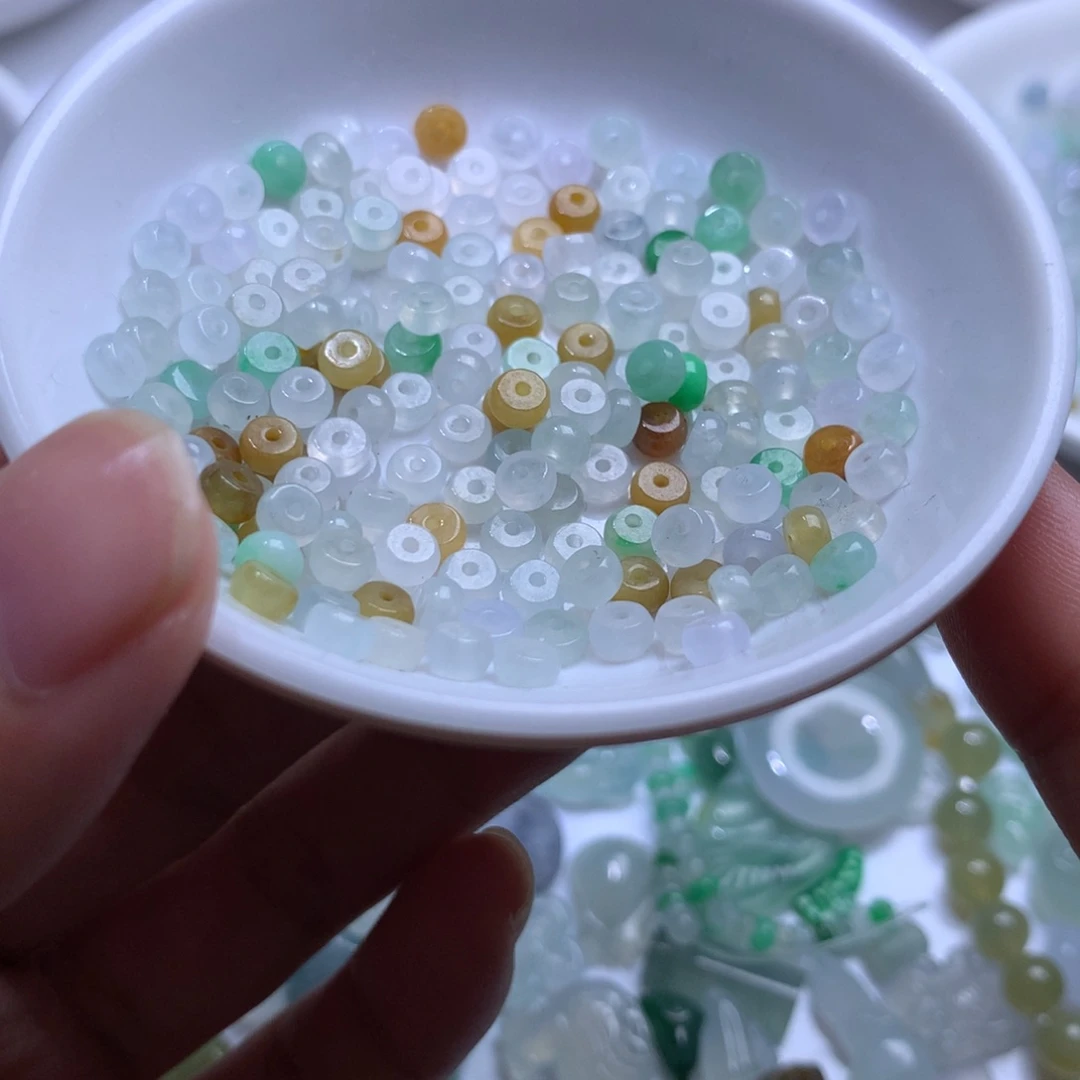 散珠翡翠多样性发货20颗卡4.4大小