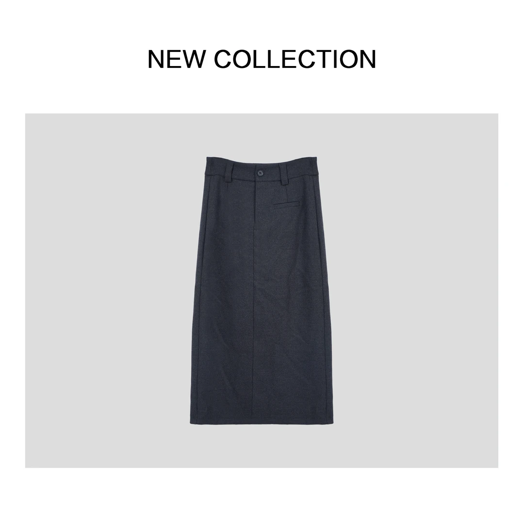 【香香严选】 经典简约知性长款半身裙 E5516001A-0726