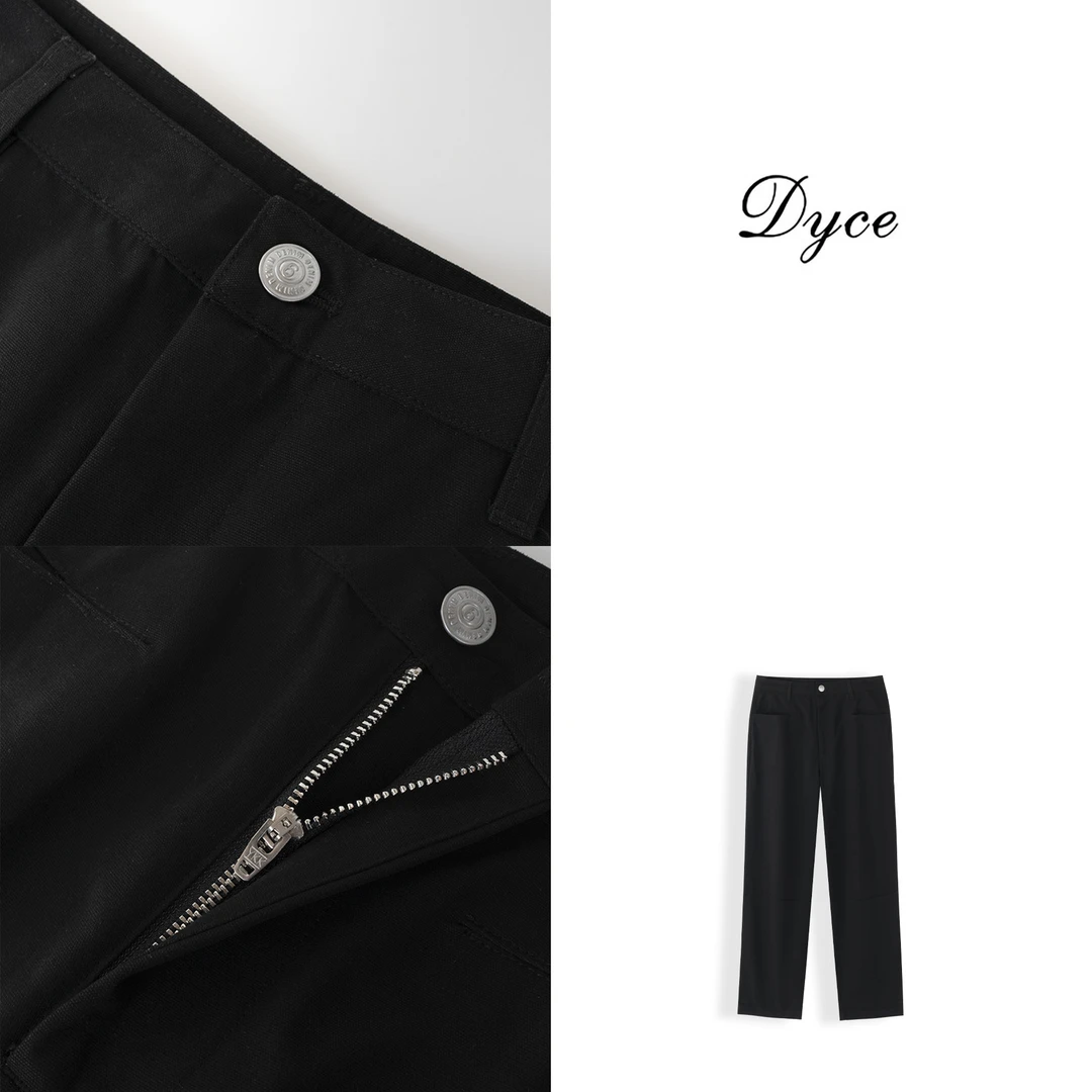 时尚百搭简约直筒休闲裤