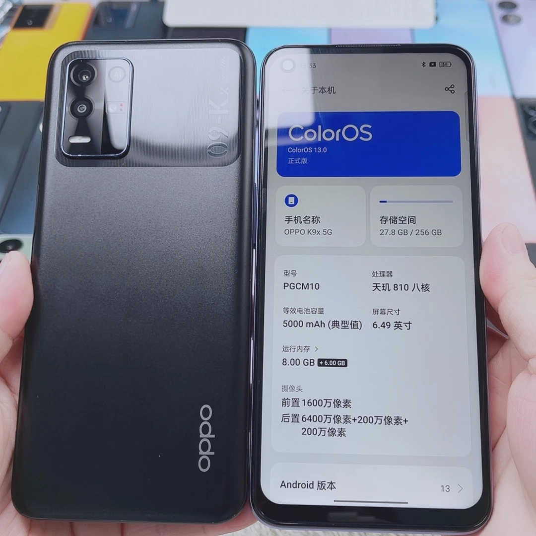 8新OPPOK9x 黑色8+256 高像素 5000电池