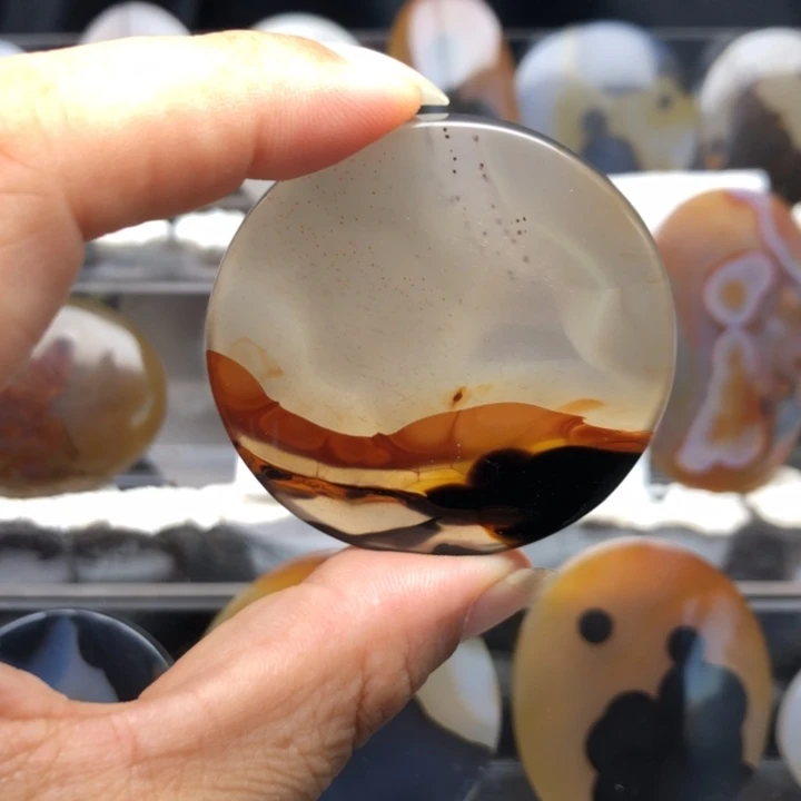 合金玛瑙/玉髓珠宝奇石04有瑕