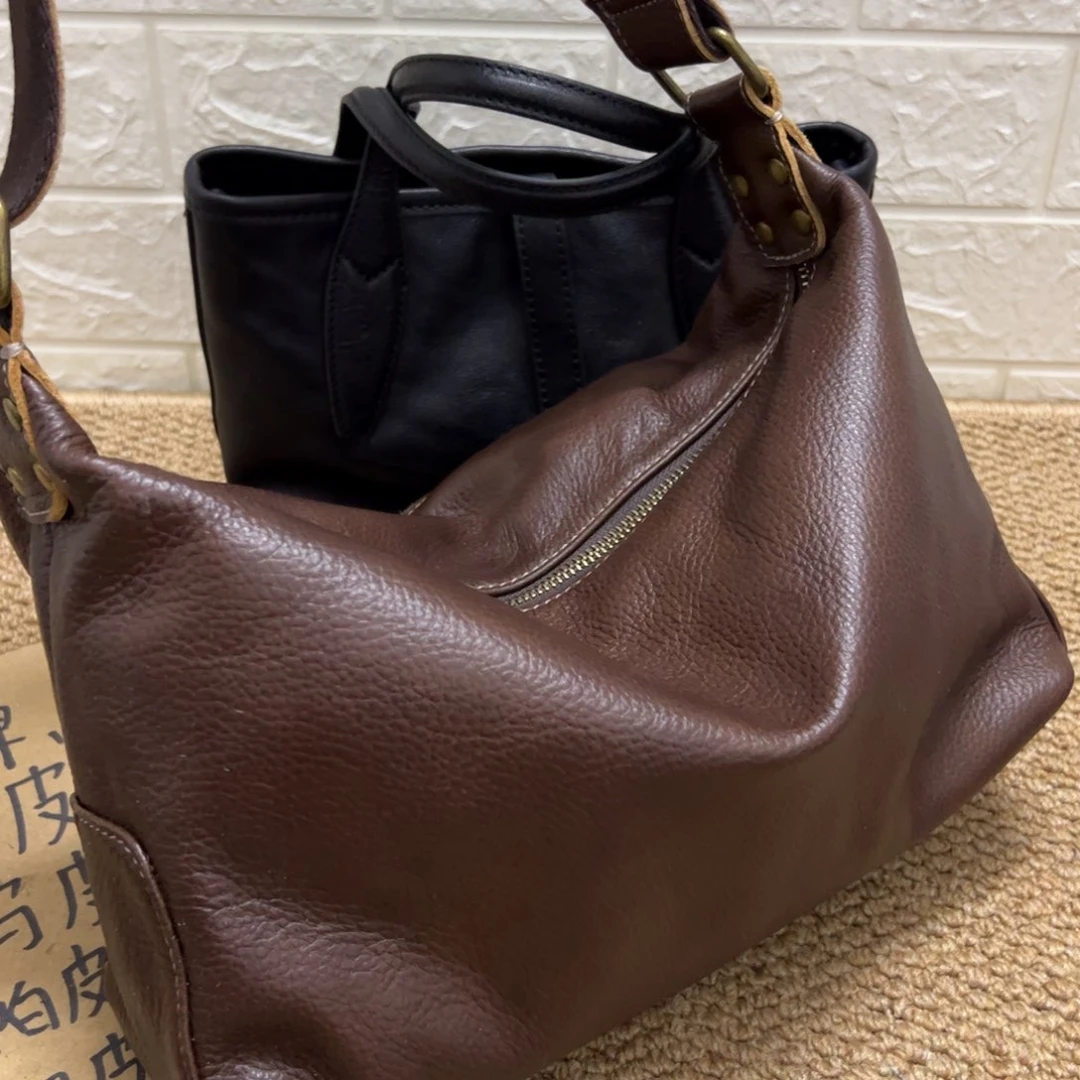 【闪购商品】头层牛皮棕色