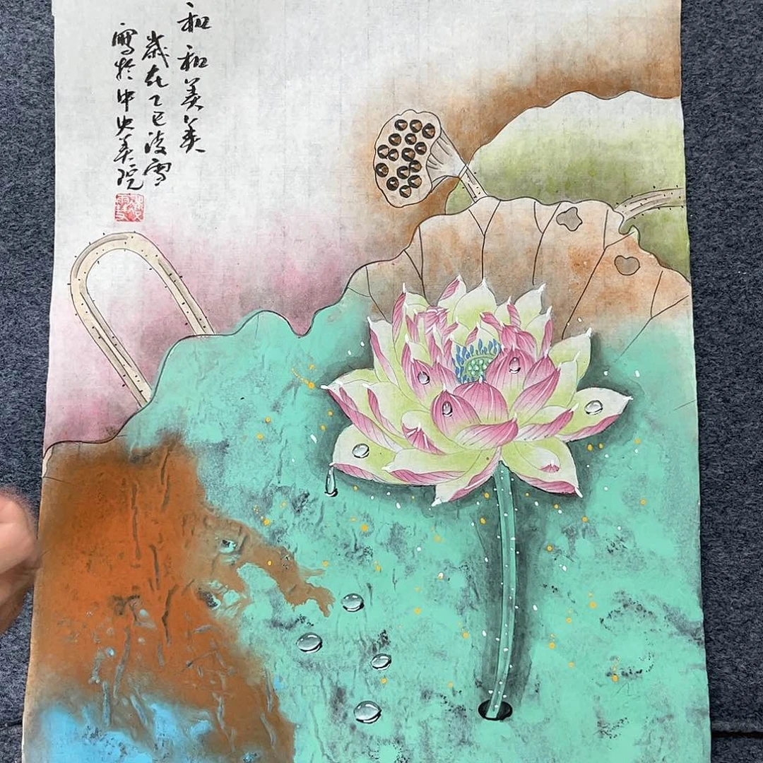 国画宣纸国画纯手绘作品