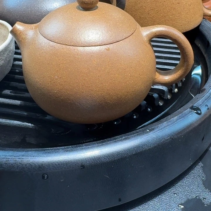 紫砂茶壶桃花泥无添加西施180瑕