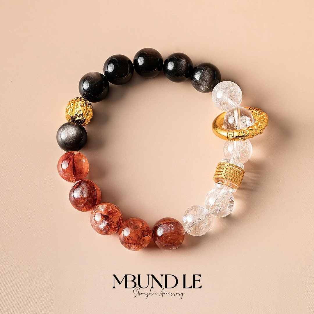 摩邦珠宝 铜合金手链 岁岁无忧 多色款 珠珠手链官方专属