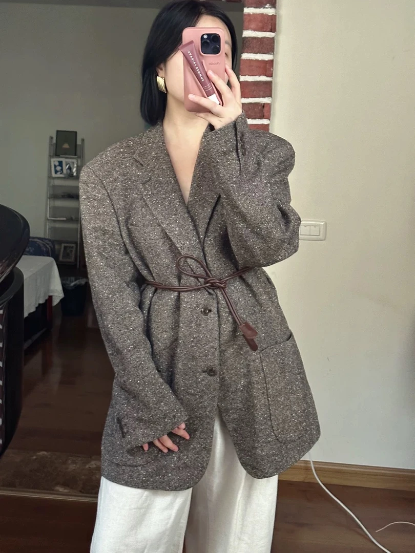 精品古着西服大衣Vintage日制 意制