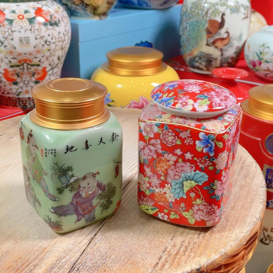 【闪购商品】罐陶瓷茶叶罐密封罐