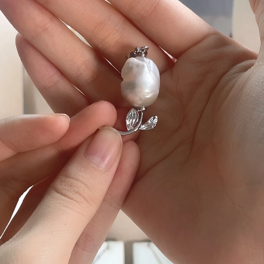 未镶嵌淡水珍珠耳饰