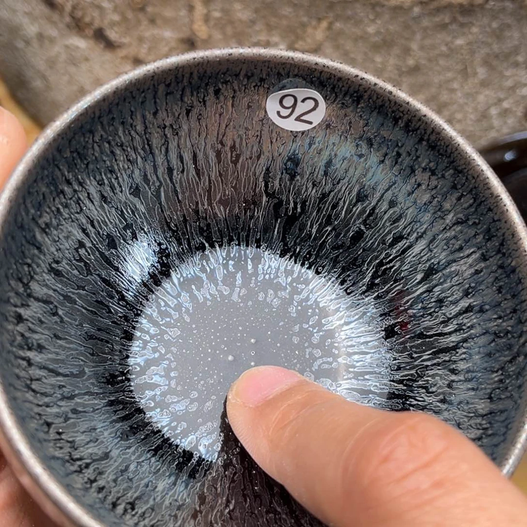 茶盏义兴龙窑坚持真柴烧微瑕