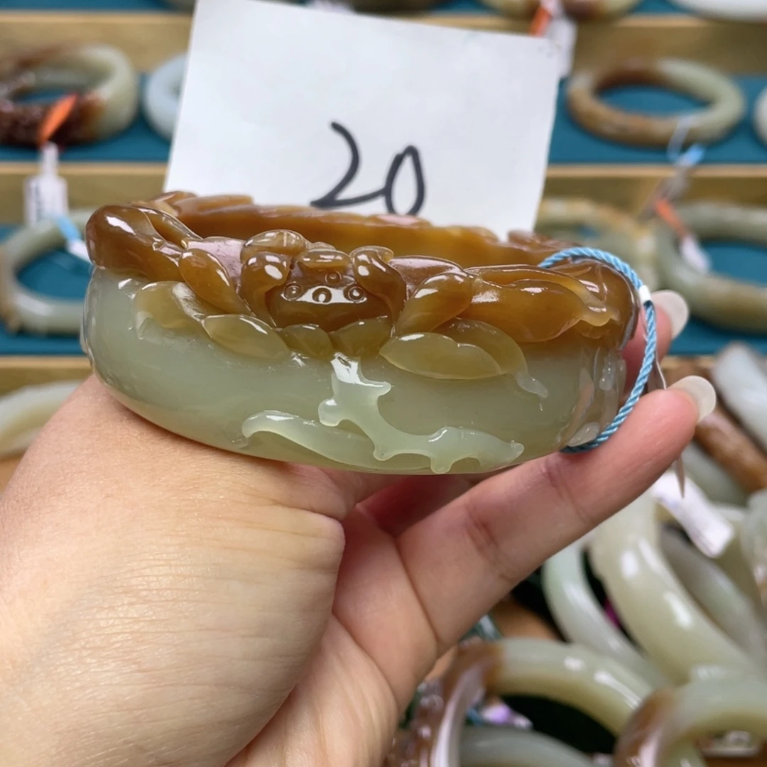 未镶嵌手镯和田玉圈口63