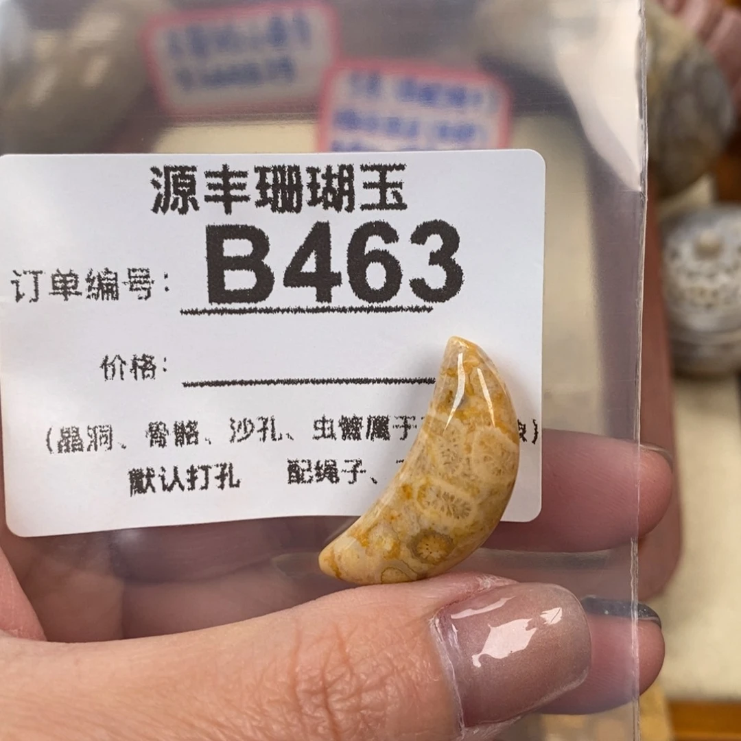 硅化玉颈饰未镶嵌一****~