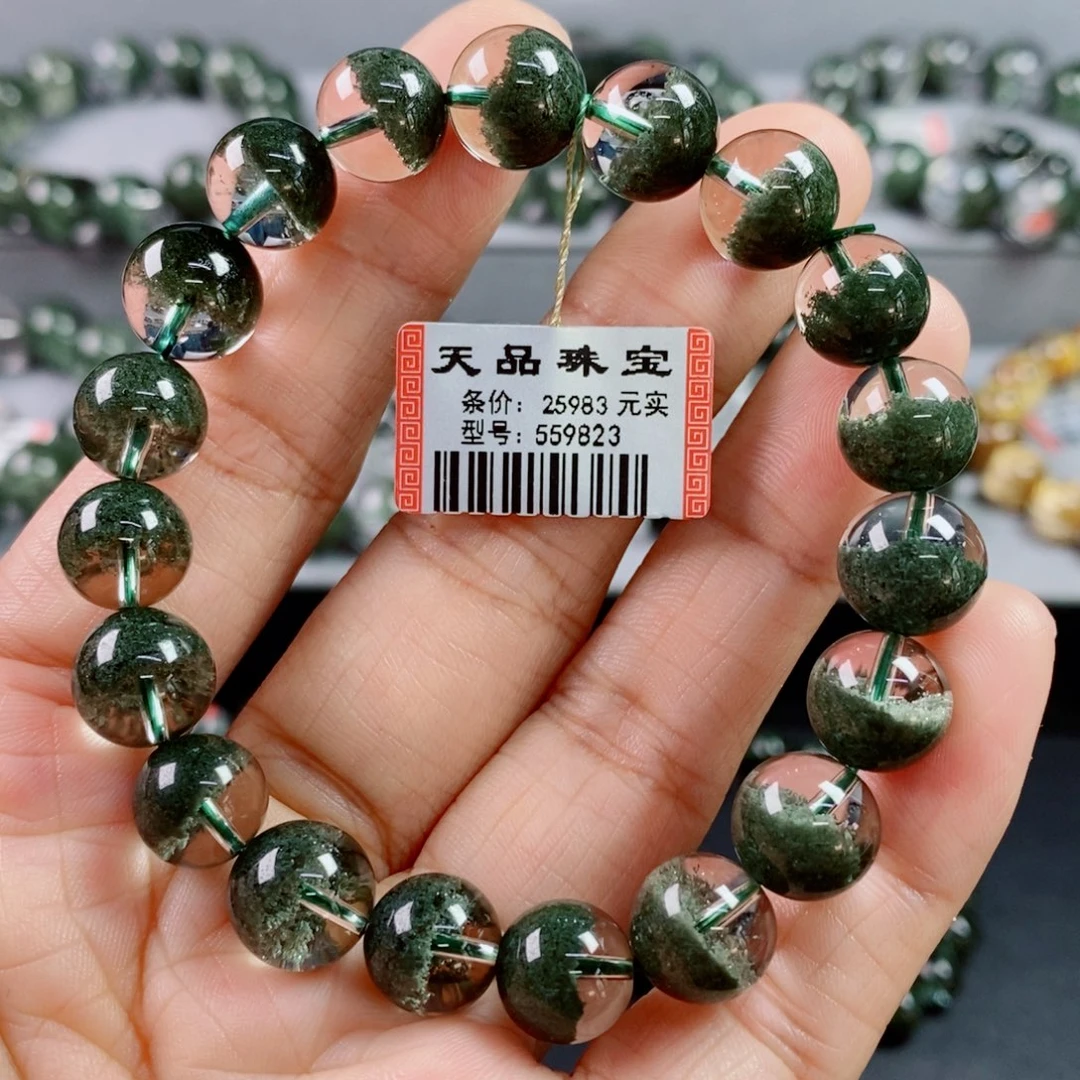 水晶手链未镶嵌绿幽灵手链559823