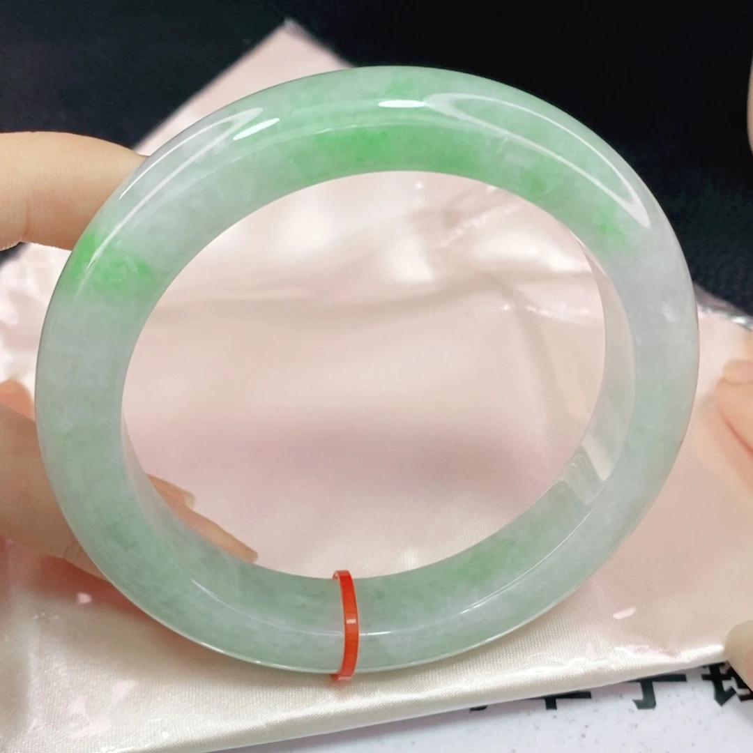 未镶嵌手镯翡翠63正圈