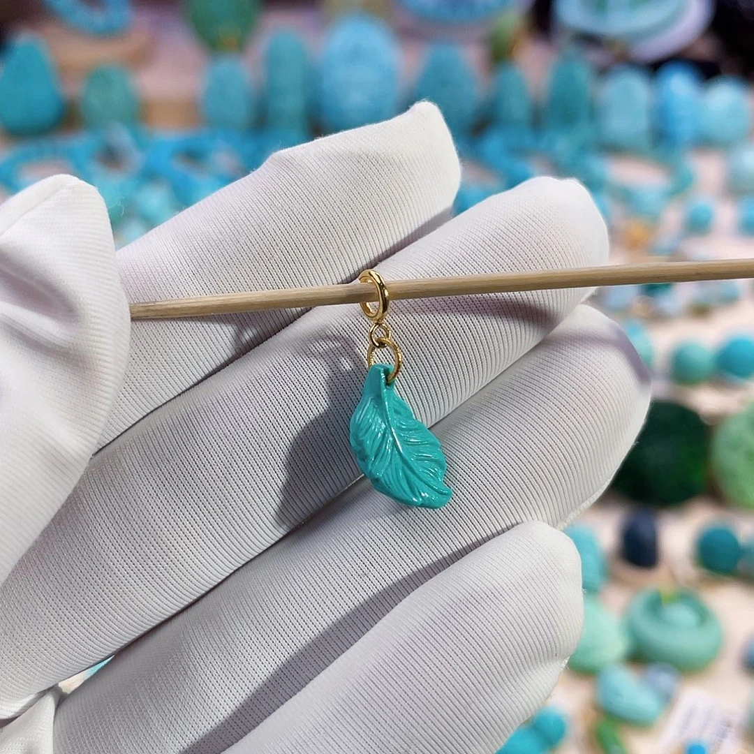 绿松石珠宝奇石未镶嵌智**麻