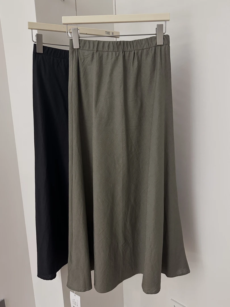 2133-8韩版宽松休闲百搭半身裙