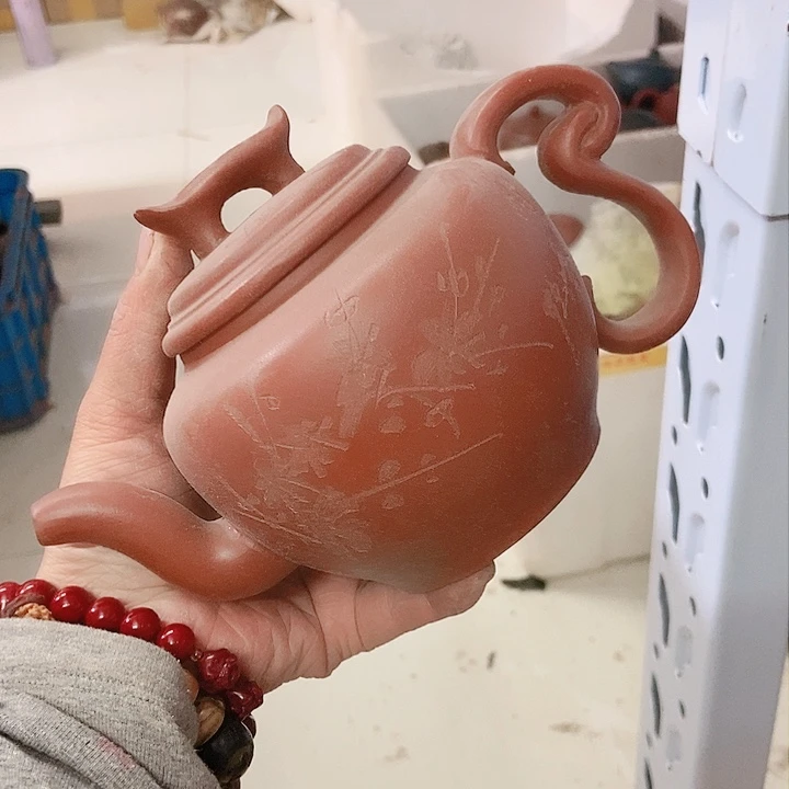 紫砂茶杯宜兴紫砂全手工制作