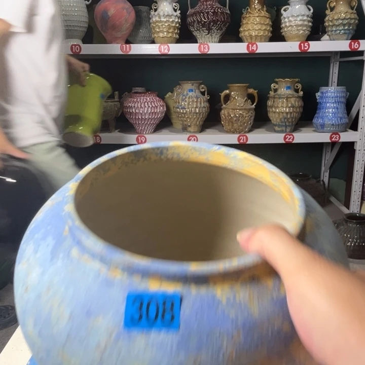 景德镇陶瓷花盆花器308