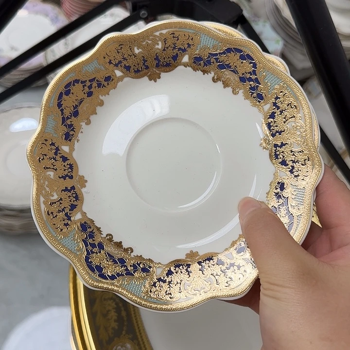 岁***好瓷6英寸吐骨碟2个微瑕