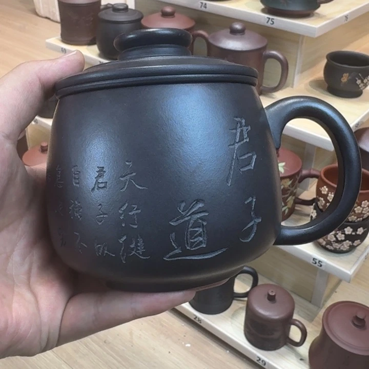 紫砂茶壶宜兴紫砂微瑕56