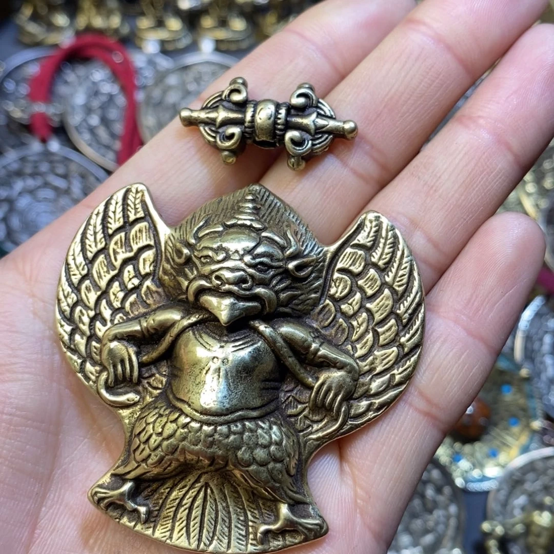 藏式大鹏鸟搭配挂件