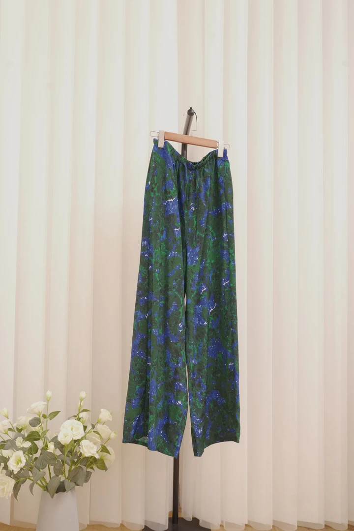 2025文哥工作室新品女夏季高定设计长裤时尚休闲ML-8957