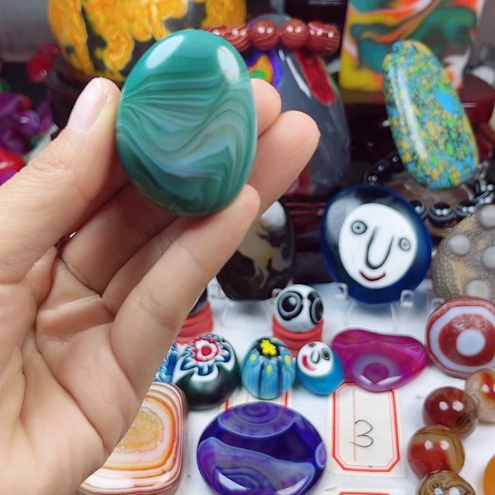 玛瑙/玉髓未镶嵌耳饰