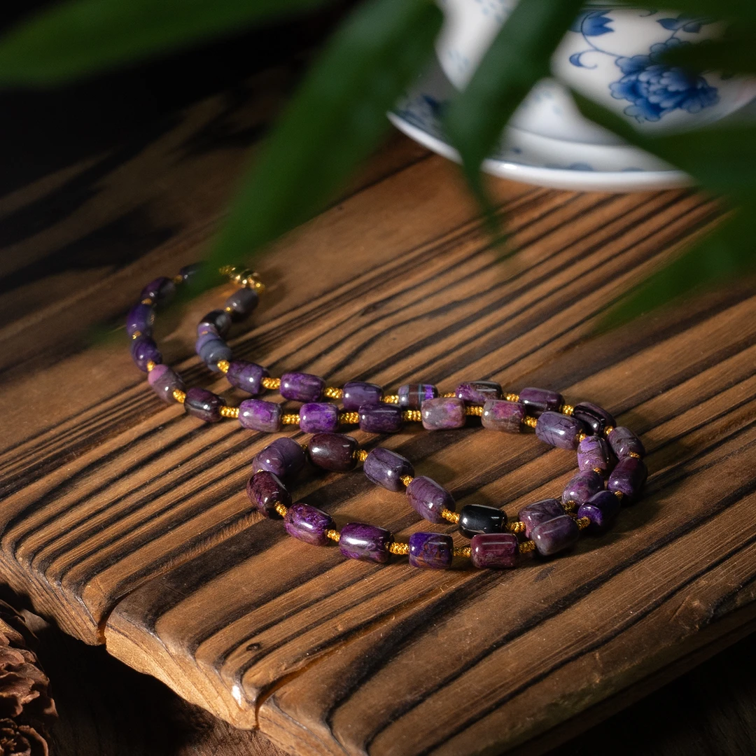 青芯丨舒俱来桶珠项链/45cm/4-6mm+-/多样性发/P6209/3